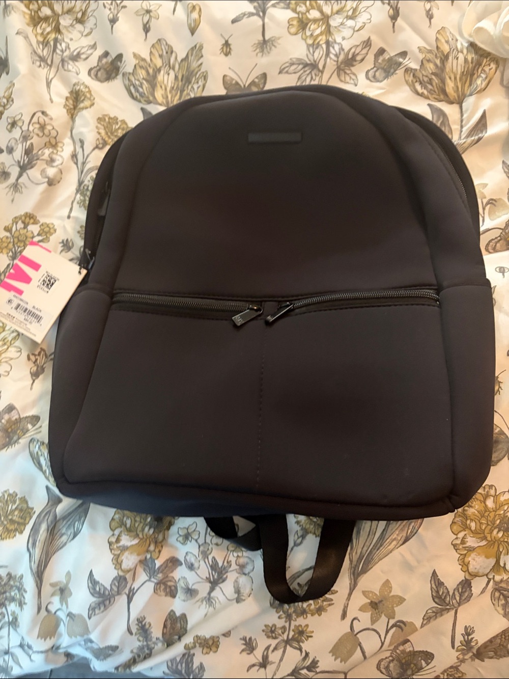 Minimalist Black Men's Backpack - Unbranded